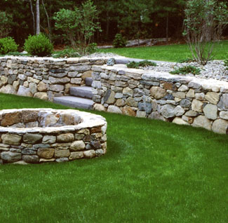 Authentic Landscapes Stone Curved Wall
